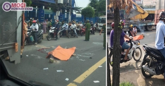 Hồ Chí Minh: Va chạm với xe tải, người phụ nữ tử vong thương tâm