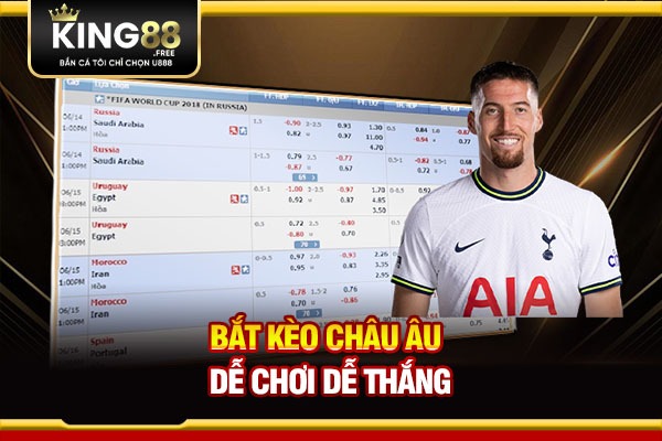  Bắt kèo bóng đá châu Âu dễ chơi dễ thắng